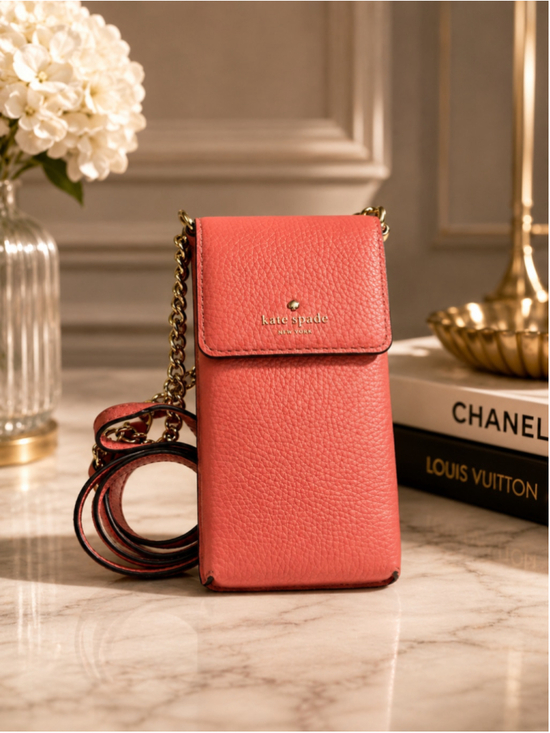 Kate Spade Handbags - Kate Spade Coral Crossbody Bag and Phone Holder